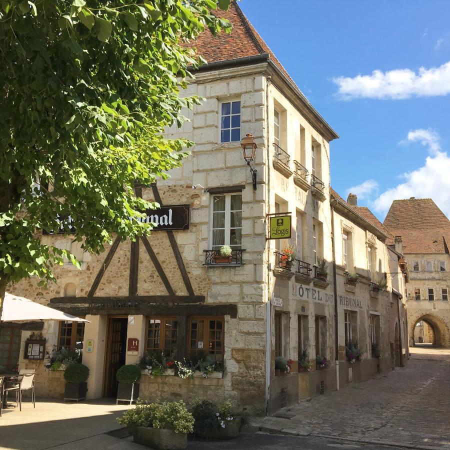 Logis - Hotel & Restaurant Du Tribunal Mortagne-au-Perche Esterno foto